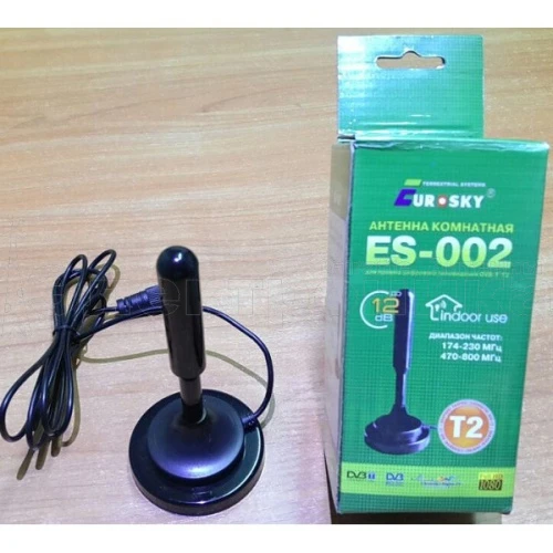 Антенна Комнатная Eurosky ES-002 T2  активная купить в г.Пермь